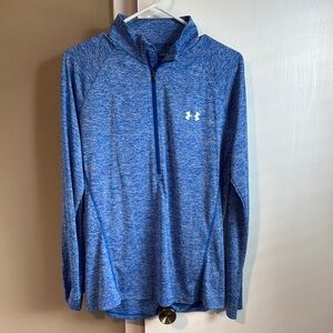 Under Armour Women's HeatGear Pullover – Blue Heather, Size L